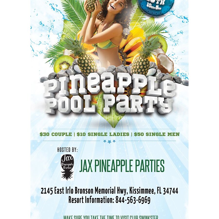 Saturday Pool Party 10am - 5pm