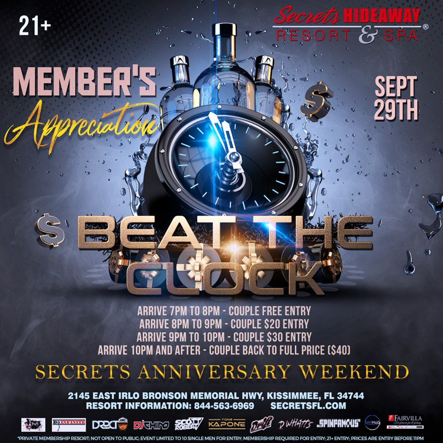 Beat the Clock - Member's Appreciation