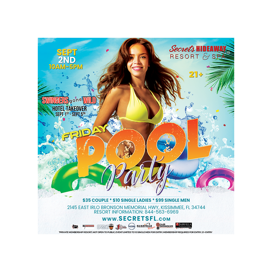 Friday Pool Party 10am-5pm