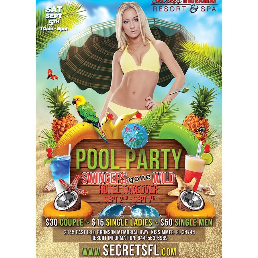 Saturday Pool Party 10am - 5pm - Gone Wild Takeover
