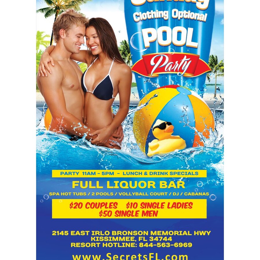Sunday Pool Party: 11am - 5pm
