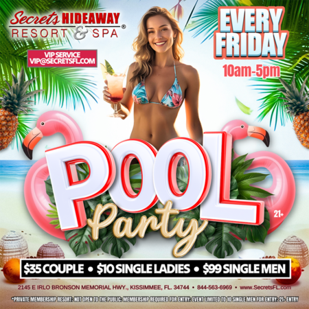 Pool Party 10am-5pm - Coastal Pineapples