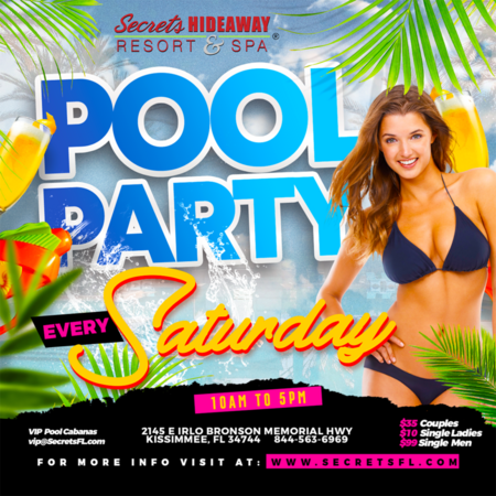 Pool Party 10am - 5pm - Lusty Lovers Valentine's Takeover