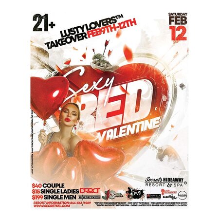 Sexy Red Valentine - Lusty Lovers Takeover