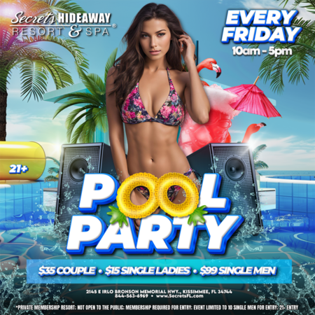 Pool Party 10am-5pm - i.Candy Lifestyle® Holiday Bash