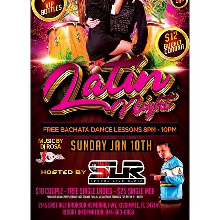 Latin Night - FREE Bachata lessons