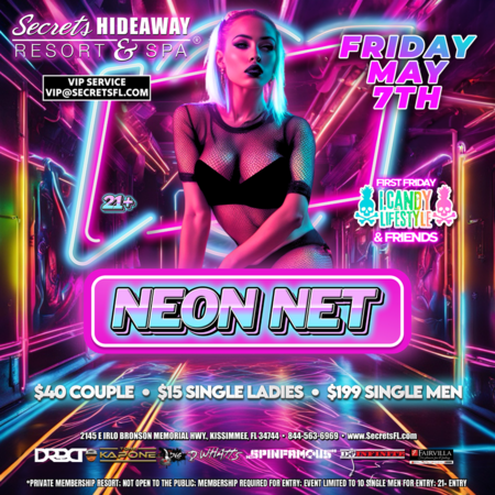 Neon Net - i.Candy First Friday