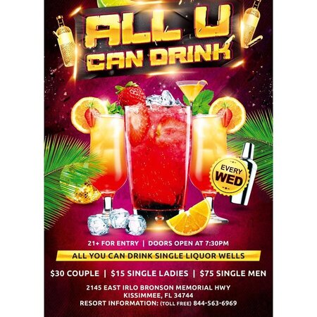 All U Can Drink Wednesday