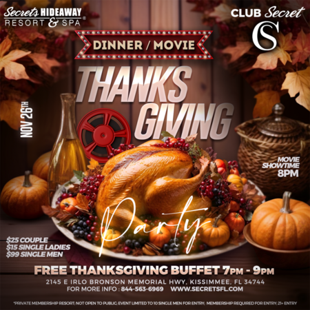 Thanksgiving - Dinner & a Movie
